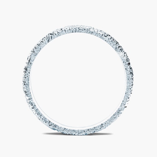 Obrączka partnerska Sign of Love®: białe złoto, płaska, 2,6mm